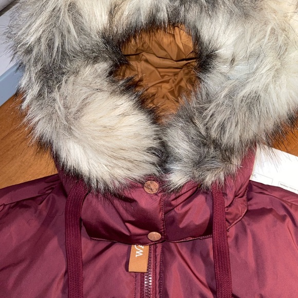 NWT Wanakome Calypso Mulberry Long Down Puffer Jacket - Picture 10 of 12